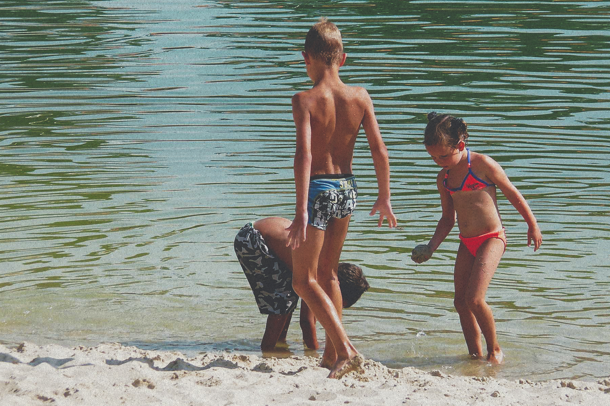 Camping Gers, Whakalodge, enfants, baignades, lac, plage