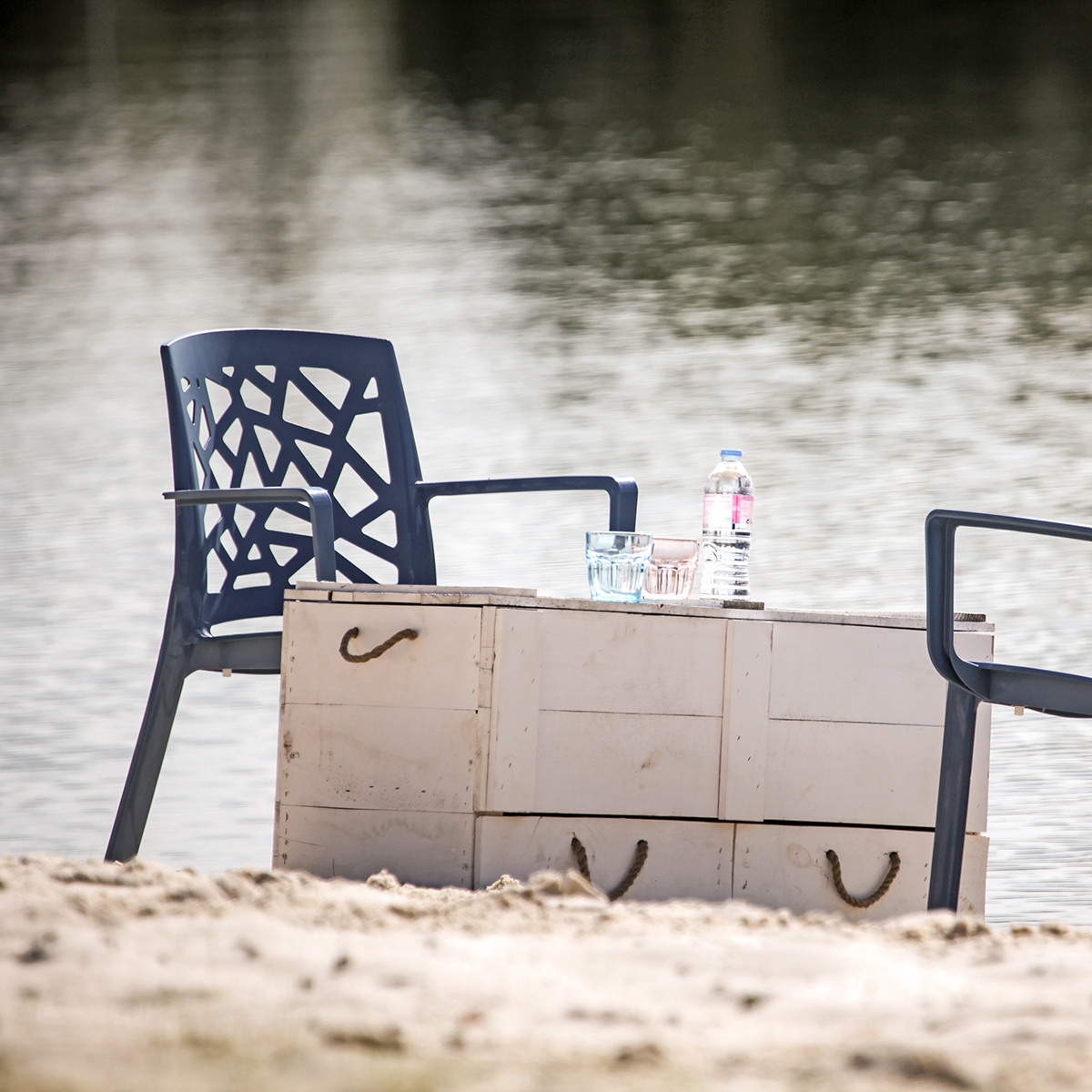 Camping Gers, Whakalodge, bureau sur la plage