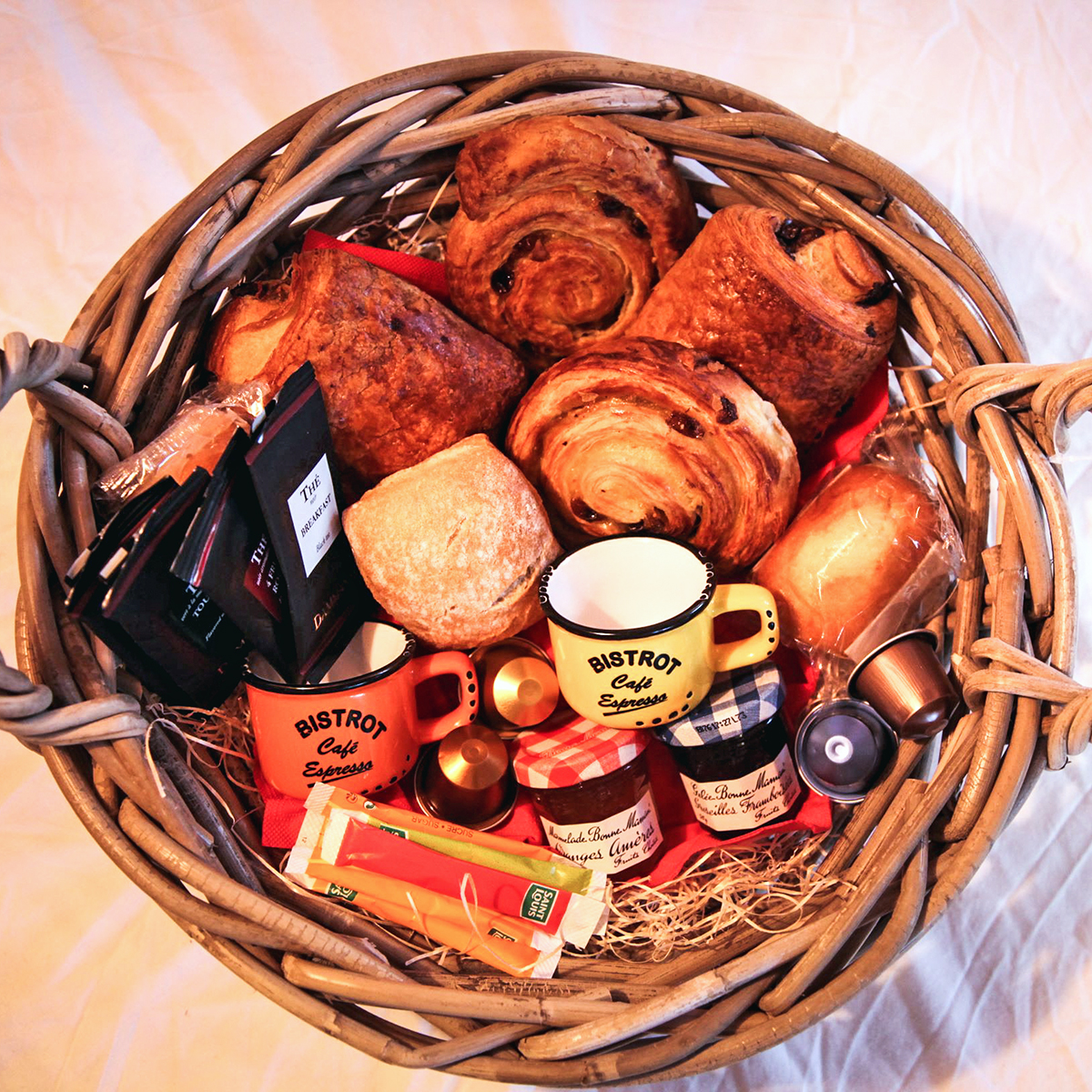 Camping Gers, Whakalodge, panier petit déjeuner