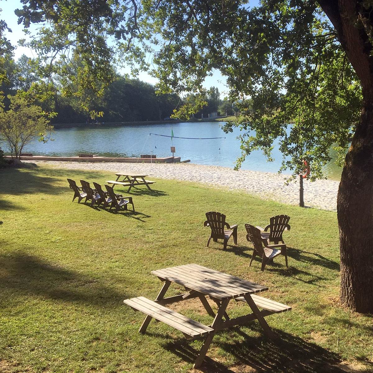 Camping Gers, Whakalodge, plage